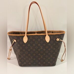 Authentic Louis Vuitton Monogram neverfull tote Bag
